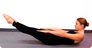 Picture of a mat exercise